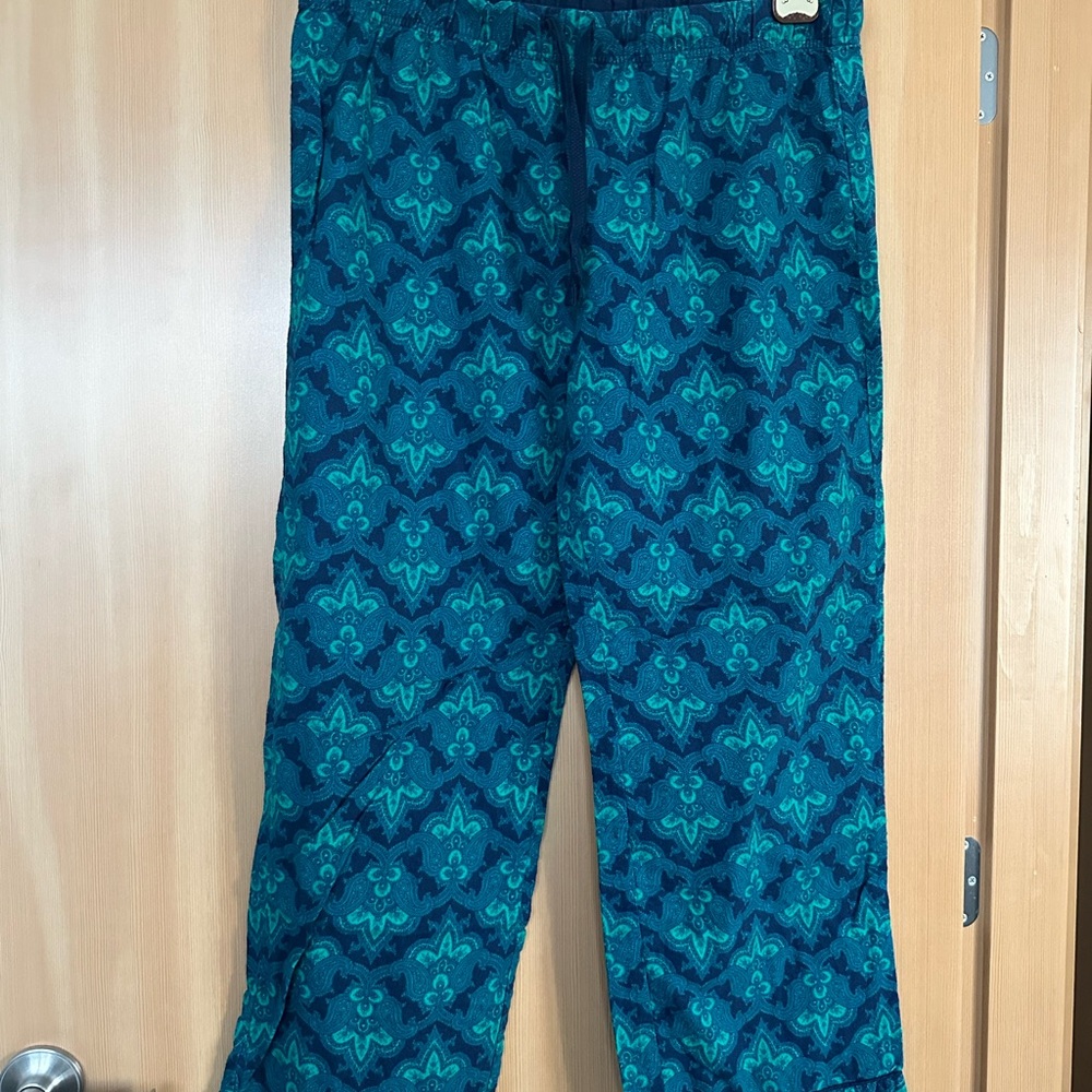 Teal and Navy Patterned Pajama Pants Target